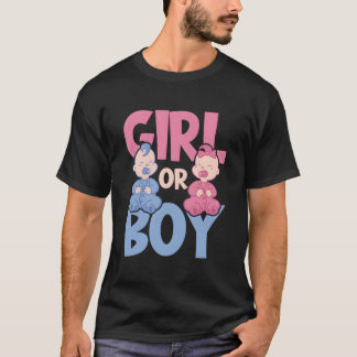 K oder Blue Py Schwangerschaft oder Geschlechtsent T-Shirt