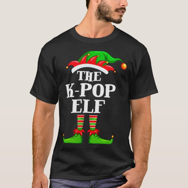 K-p Elf Matching Family Group Christmas Party Pyja T-Shirt (Vorderseite)