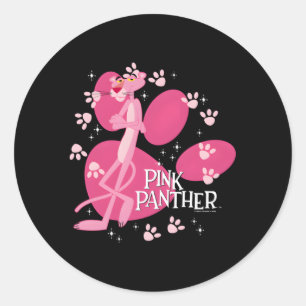 K Panther Walk Runder Aufkleber