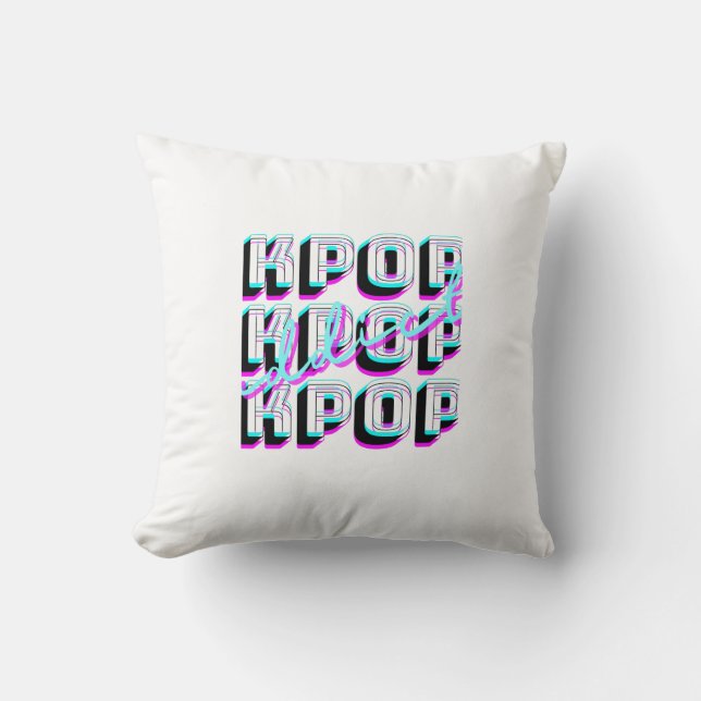 K-Pop Addict Kissen (Vorderseite)
