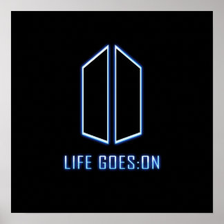 K-Pop BTS Life geht auf Plakatwand-Dekor Poster