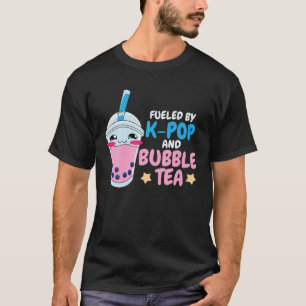 K-Pop Bubble Tea Koreanischer Pop Boba Drink Anime T-Shirt