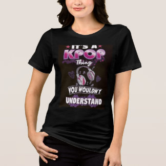 K-Pop Damen Tri-Blend Shirt