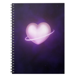 K-Pop Galaxy Heart Notizblock