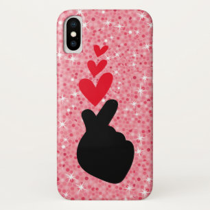 K-Pop   Idol Finger Heart Liebe Symbol Telefoncase Case-Mate iPhone Hülle