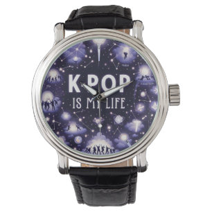 K-Pop ist mein Leben schwimmend unter den Sternen Armbanduhr