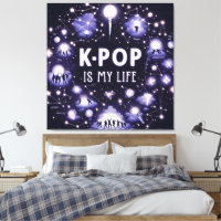 K-Pop ist mein Leben schwimmend unter den Sternen