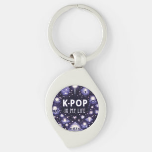 K-Pop ist mein Leben schwimmend unter den Sternen Schlüsselanhänger