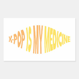 K-Pop ist mein Medizin Ver 1 Sticker