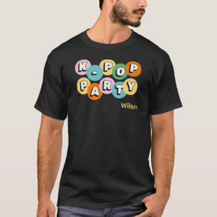 K-Pop Korean Pop Party Thema benutzerdefinierter N T-Shirt