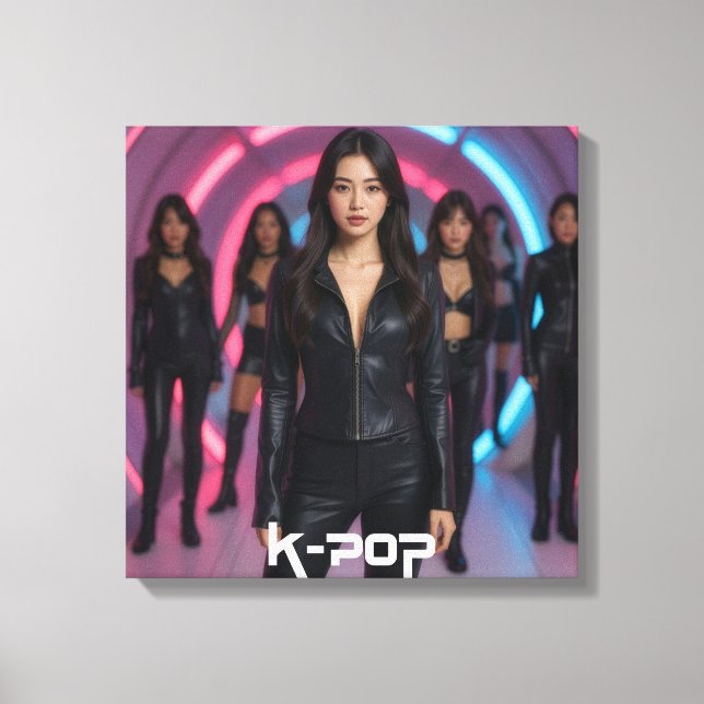 K-POP LEINWANDDRUCK (Vorderseite)