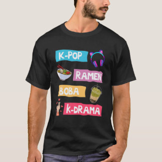 K-Pop-Mode für Fans des koreanischen K-Dramas T-Shirt