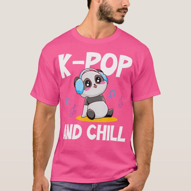 K-Pop-Mode für Fans koreanischer K-Dra T-Shirt (Vorderseite)