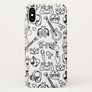 K-Pop Music Idol Finger Heart 오 빠 Handy Case