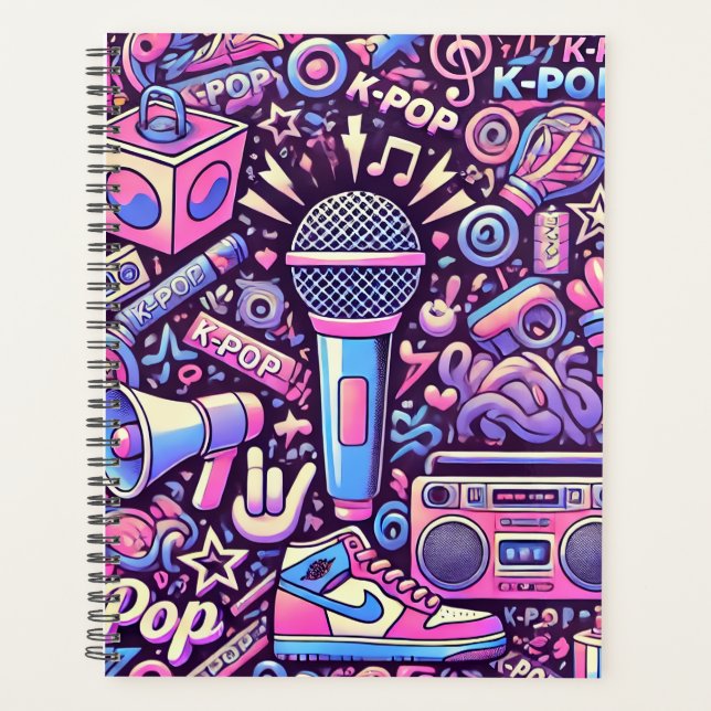 K-Pop-Notebook Planer (Vorderseite)