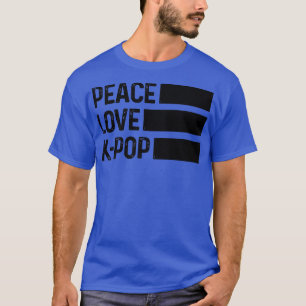 K-Pop Peace Liebe K-Drama Pop Music Fan Vint T-Shirt