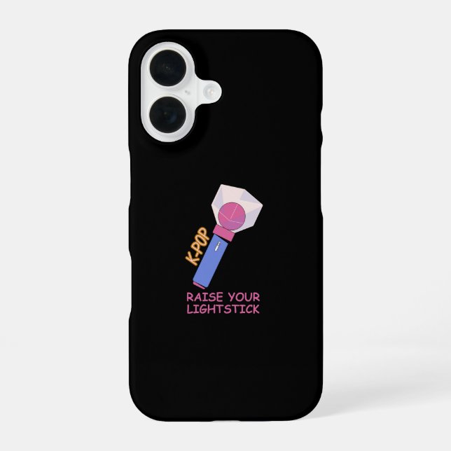 K-POP Raise your lightstick iPhone 16 Hülle (Rückseite)