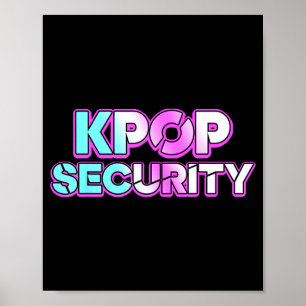 K-Pop Sicherheits-Mama Papa Kinder lustiger Geburt Poster