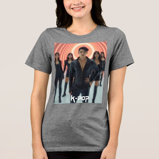 K-POP Tri-Blend SHIRT (Vorderseite)