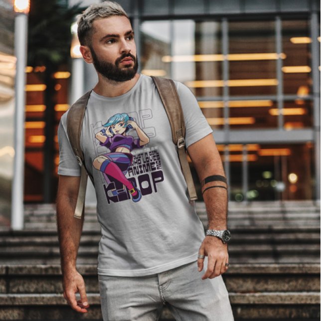 K Pop und Anime Girl Quote T-Shirt (Von Creator hochgeladen)