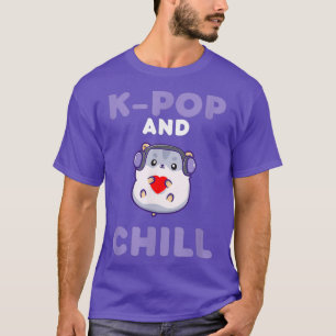 K-Pop und Chill Kawaii Hamster - Korea Pop Music T-Shirt