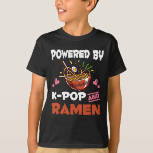 K-Pop und Ramen süchtig Kawaii Noodles Kpop T-Shirt
