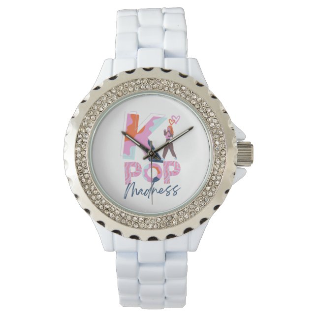K-POP-Wahnsinn Armbanduhr (Vorderseite)