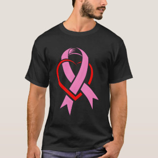 K Ribbon Brustkrebs Brustkrebs Bewusstsein T-Shirt
