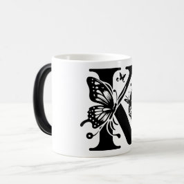 K Schwarzer Butterfly Verwandlungstasse