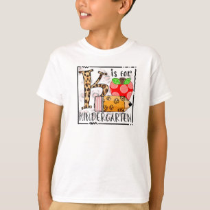 K steht für Kindergarten T-Shirt