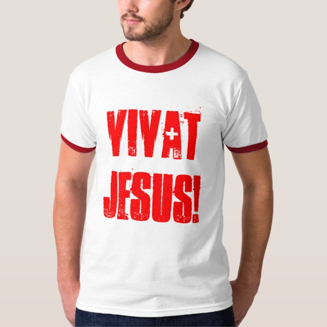 K T-shirt de C de "Vivat Jésus" (Devant)