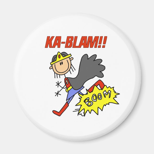 Ka Blam Mädchen Held Magnet (Vorne)