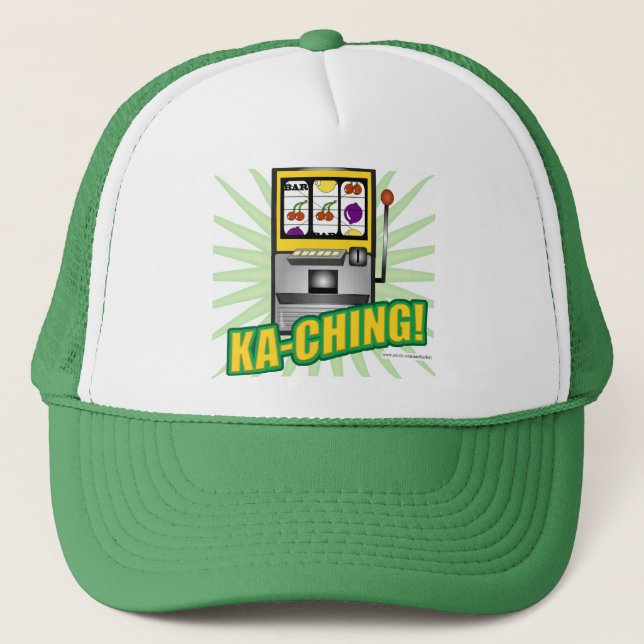 Ka-Ching Big Money Truckerkappe (Vorderseite)