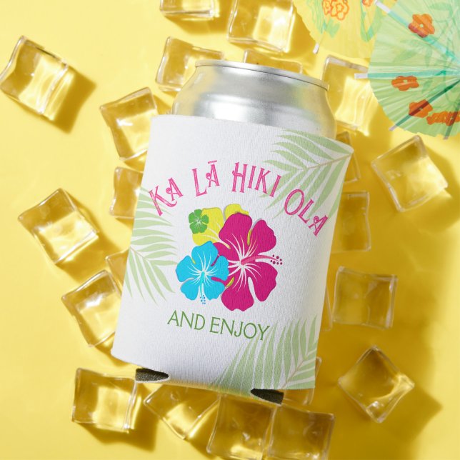 Ka Lā Hiki Ola Tropical Luau Gastgeschenk Dosenkühler (In Situ Sommer)
