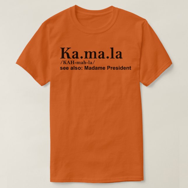 Ka ma la TShirt (Design devant)