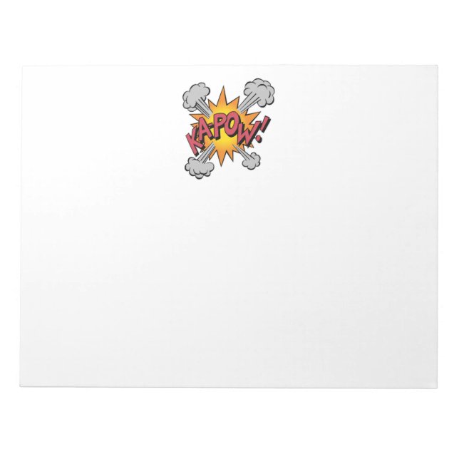 KA-POW! Comic Book Graphic Notizblock (Vorderseite)