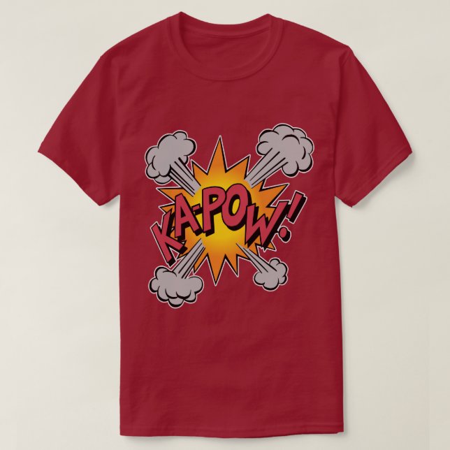 KA-POW! Comic Book Graphic T-Shirt (Design vorne)