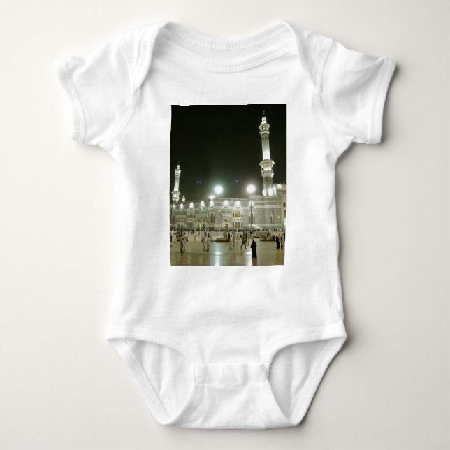 Kaaba Kaba Mekka Mecca Islam Allah Moslem Muslim Baby Strampler (Vorderseite)