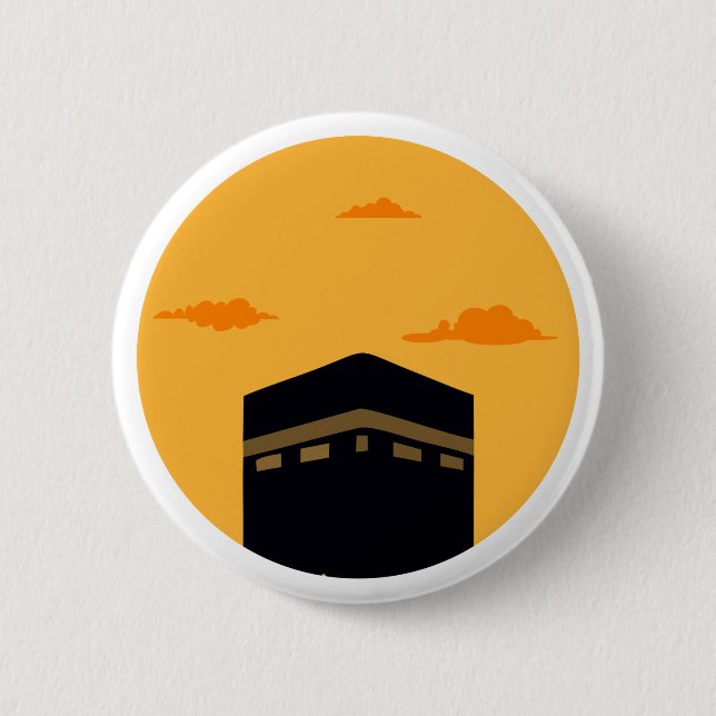 Kaaba Masjid al-Haram - Abend Button (Vorderseite)