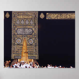 Kaaba Mekka Arafa Pilgerfahrt Haddsch Saudi-Arabie Poster