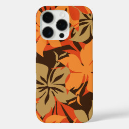 Kaanapali Camouflage Hawaiian Hibiskus Orange iPhone 16 Pro Hülle