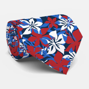Kaanapali Camouflage-Hawaiianer-Hibiskus Krawatte
