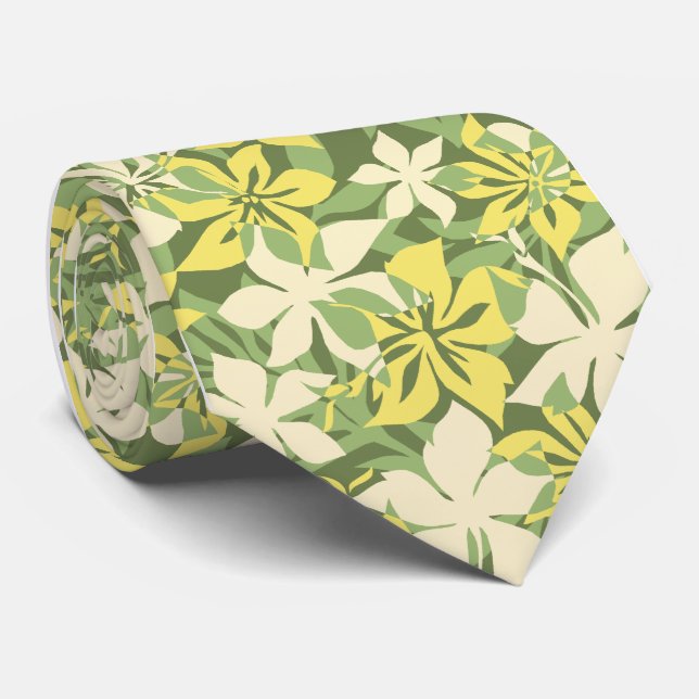 Kaanapali-Camouflage Hawaiianische Neckereien Krawatte (Gerollt)