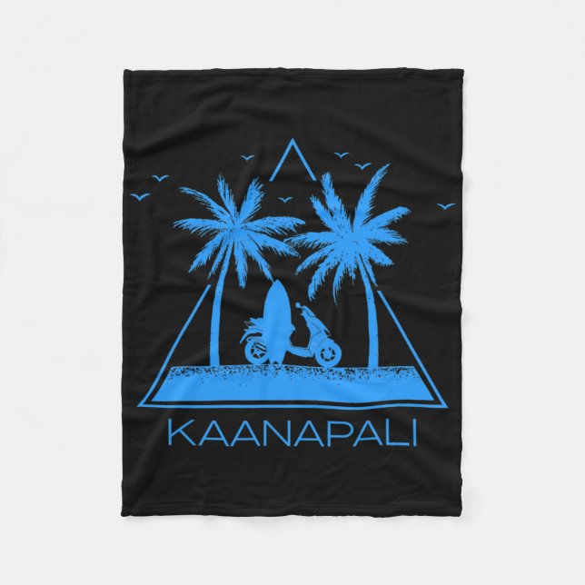 Kaanapali Shirt Kaanapali Beach Maui Hawaii Vacati Fleecedecke (Vorderseite)