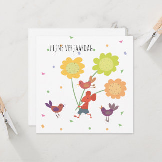 kaart felicitatie karte