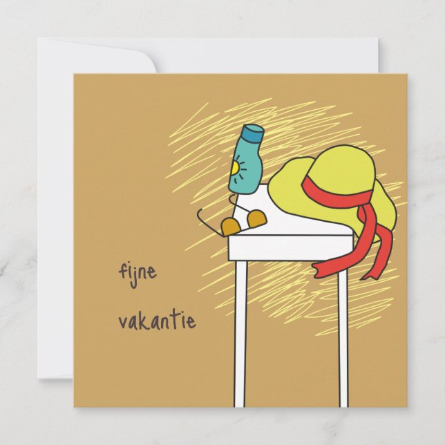 kaart fijne vakantie karte (Vorderseite)