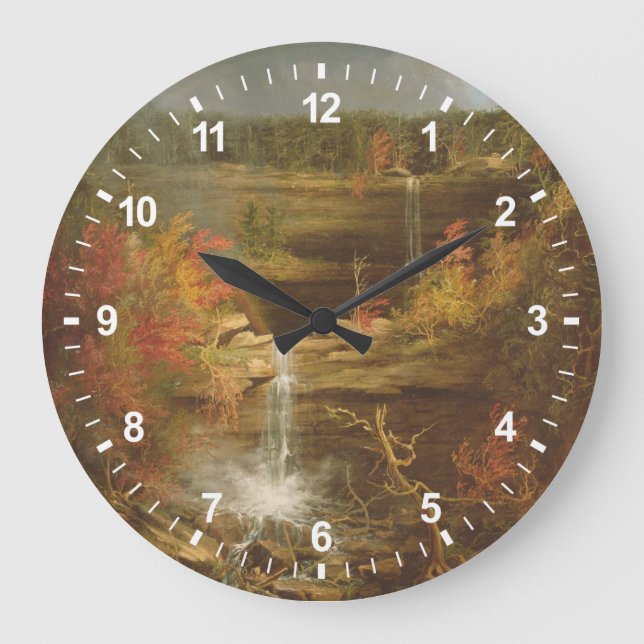 Kaaterskill Fälle Große Wanduhr (Vorderseite)