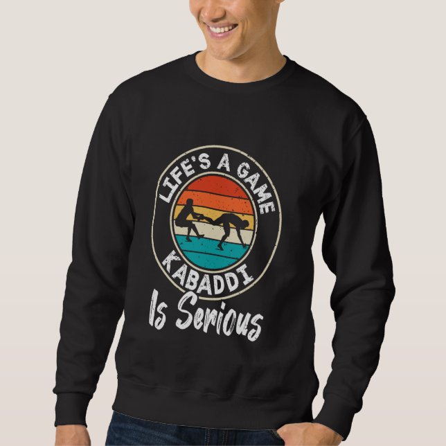 Kabaddi Indien Ringen Sweatshirt (Vorderseite)