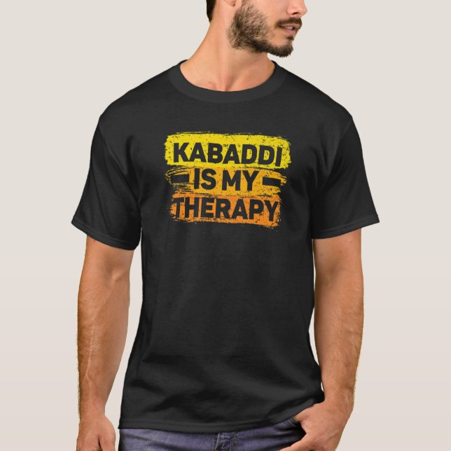 Kabaddi ist mein indisches Therapieteam Sport Raid T-Shirt (Vorderseite)