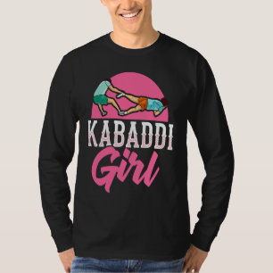Kabaddi-Spiel Sport Spieler Indisches Team Trainin T-Shirt